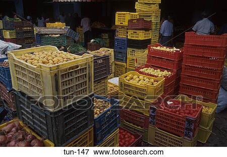 Display of Fruit and Vegetables Sfax Tunisia View Large Photo Image Stock Photo - Display of Fruit and Vegetables Sfax Tunisia. Fotosearch