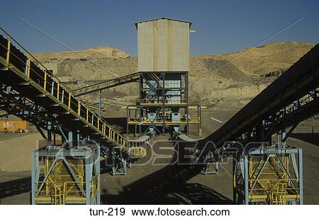 Distribution Conveyors Phosphate Mine Metlaoui Tunisia View Large Photo Image Stock Photo - Distribution Conveyors Phosphate Mine Metlaoui Tunisia. Fotosearch