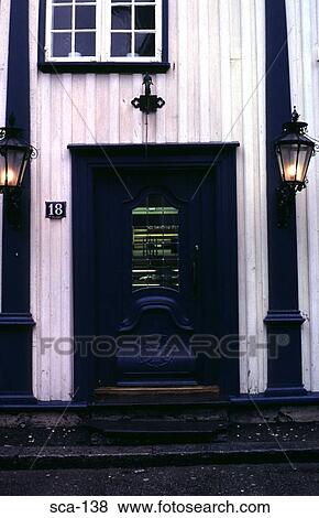 Door of House Stavanger Norway View Large Photo Image Stock Photo - Door of House Stavanger Norway. Fotosearch