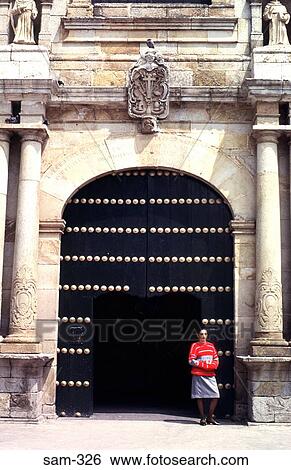 Door to Iglesia de San Francisco Bogota Colombia View Large Photo Image Stock Photograph - Door to Iglesia de San Francisco Bogota Colombia. Fotosearch
