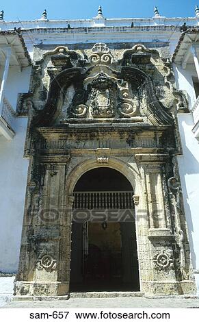 Doorway to Palacio de la Inquisicion Colombia View Large Photo Image Stock Photo - Doorway to Palacio de la Inquisicion Colombia. Fotosearch