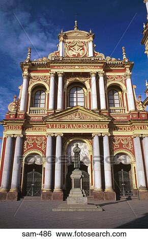 Facade of Iglesia San Francisco Salta Argentina View Large Photo Image Stock Photograph - Facade of Iglesia San Francisco Salta Argentina. Fotosearch