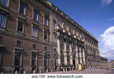Facade of Palace Gamla Stan Stockholm Sweden View Large Photo Image Stock Photography - Facade of Palace Gamla Stan Stockholm Sweden. Fotosearch