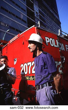 Fireman Standing by Engine Buenos Aires Argentina View Large Photo Image Stock Image - Fireman Standing by Engine Buenos Aires Argentina. Fotosearch
