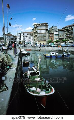 Fishing Boats Llanes Spain View Large Photo Image Stock Photo - Fishing Boats Llanes Spain. Fotosearch