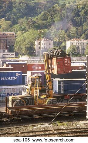 Fort Lift Loading Container Bilbao Spain View Large Photo Image Stock Photography - Fort Lift Loading Container Bilbao Spain. Fotosearch