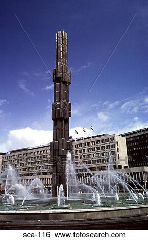 Fountain Sculpture Stockholm Sweden View Large Photo Image Stock Photograph - Fountain Sculpture Stockholm Sweden. Fotosearch