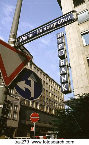 Frankfurt Street Signs Germany View Large Photo Image Stock Photo - Frankfurt Street Signs Germany. Fotosearch