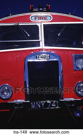Front of an Old Fire Engine View Large Photo Image Stock Photo - Front of an Old Fire Engine. Fotosearch