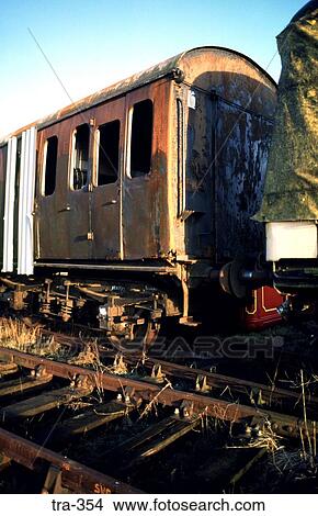 Front of Disused Railway Carriage View Large Photo Image Picture - Front of Disused Railway Carriage. Fotosearch