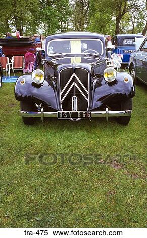 Front of Vintage Citroen Car View Large Photo Image Stock Photography - Front of Vintage Citroen Car. Fotosearch