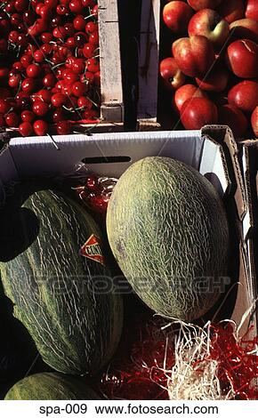 Fruit on a Market Stall Spain View Large Photo Image Stock Photo - Fruit on a Market Stall Spain. Fotosearch