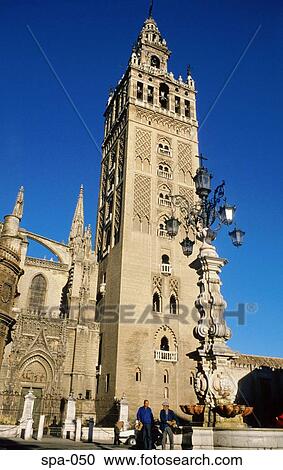 Giralda Tower Seville Spain View Large Photo Image Stock Image - Giralda Tower Seville Spain. Fotosearch