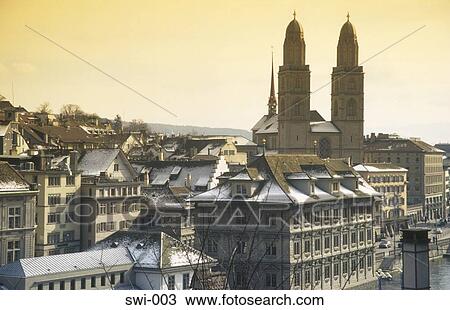 Grossmunster Church Switzerland View Large Photo Image Stock Image - Grossmunster Church Switzerland. Fotosearch