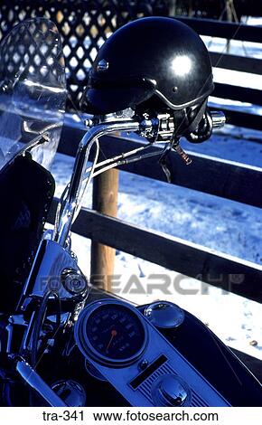 Helmet and Handlebars of Motorcycle View Large Photo Image Stock Image - Helmet and Handlebars of Motorcycle. Fotosearch