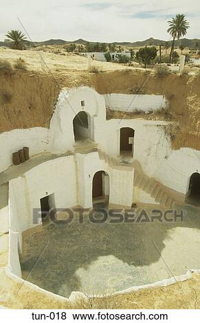 Hotel Sidi Driss Matmata Tunisia View Large Photo Image Stock Photo - Hotel Sidi Driss Matmata Tunisia. Fotosearch