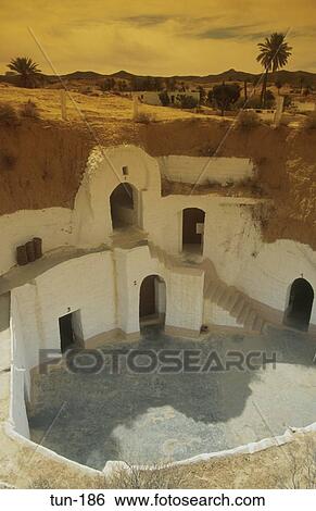 Hotel Sidi Driss Matmata Tunisia View Large Photo Image Stock Photograph - Hotel Sidi Driss Matmata Tunisia. Fotosearch
