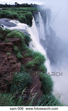 Iguazu Falls Missiones Argentina View Large Photo Image Stock Photograph - Iguazu Falls Missiones Argentina. Fotosearch