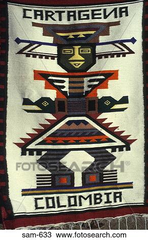 Indian Style Souvenir Tapestry Catagena Colombia View Large Photo Image Stock Image - Indian Style Souvenir Tapestry Catagena Colombia. Fotosearch