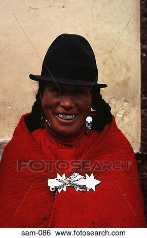 Indian Woman Alusi Ecuador View Large Photo Image Stock Photograph - Indian Woman Alusi Ecuador. Fotosearch