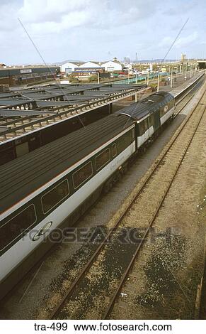 Stock Photo - Intercity Express Train in Station UK. Fotosearch