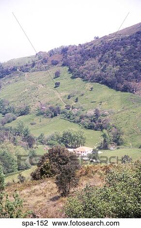 Stock Image - Landscape in Pais Vasco Region Spain. Fotosearch