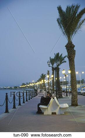 Stock Image - Le Berges du Lac Tunis Tunisia. Fotosearch