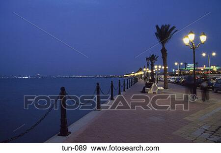 Stock Photo - Le Berges du Lac Tunis Tunisia. Fotosearch