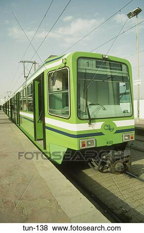Light Rail Vehicle Tunis Tunisia View Large Photo Image Stock Photo - Light Rail Vehicle Tunis Tunisia. Fotosearch