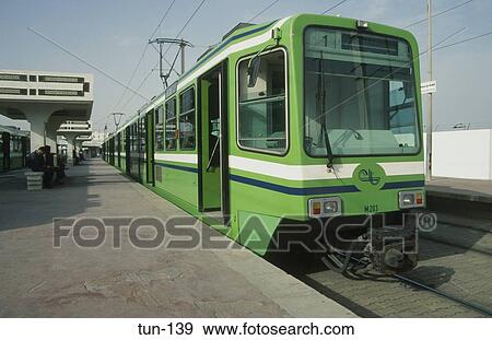 Light Rail Vehicle Tunis Tunisia View Large Photo Image Stock Photo - Light Rail Vehicle Tunis Tunisia. Fotosearch