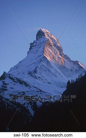 Light Striking the Matterhorn Zermatt Switzerland View Large Photo Image Stock Photography - Light Striking the Matterhorn Zermatt Switzerland. Fotosearch