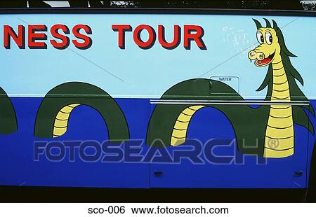Stock Photograph - Loch Ness Monster Advertising Logo. Fotosearch