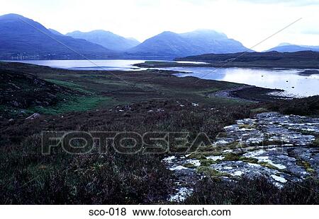 Loch Torridon in the Highlands of Scotland View Large Photo Image Stock Photo - Loch Torridon in the Highlands of Scotland. Fotosearch