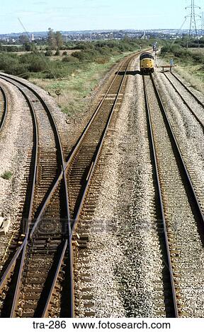 Locomotive Approaching Junction Wales View Large Photo Image Stock Photograph - Locomotive Approaching Junction Wales. Fotosearch
