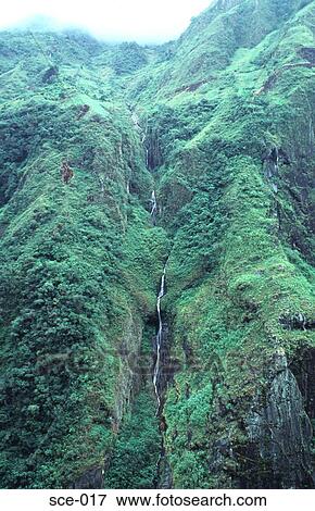 Long Winding Waterfall Ecuador View Large Photo Image Stock Photo - Long Winding Waterfall Ecuador. Fotosearch