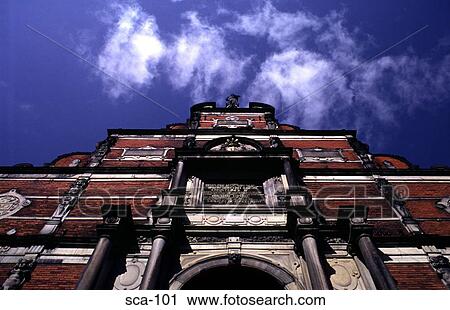 Stock Image - Low Perspective View Stock Exchange Copenhagen. Fotosearch