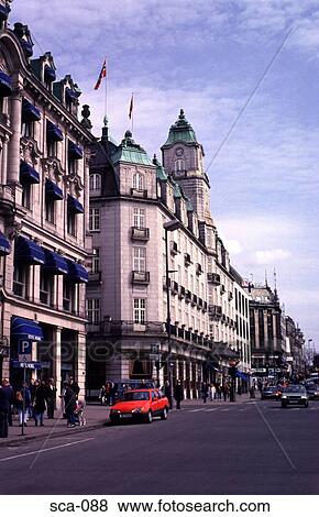 Stock Photo - Main Street Oslo Norway. Fotosearch