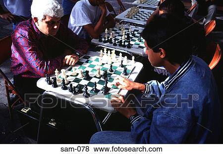 Men Playing Chess Caracas Venezuela View Large Photo Image Stock Photo - Men Playing Chess Caracas Venezuela. Fotosearch