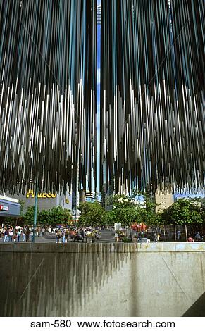 Modern Art Sculpture of Steel Rods Venezuela View Large Photo Image Stock Image - Modern Art Sculpture of Steel Rods Venezuela. Fotosearch