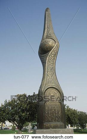 Monument to Humanities Kennedy Park Tunisia View Large Photo Image Stock Photo - Monument to Humanities Kennedy Park Tunisia. Fotosearch