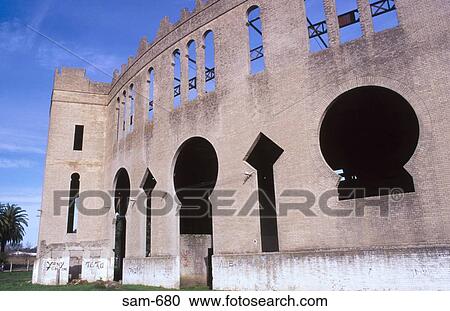 Moorish Designs in Bullring Wall Uruguay View Large Photo Image Stock Image - Moorish Designs in Bullring Wall Uruguay. Fotosearch