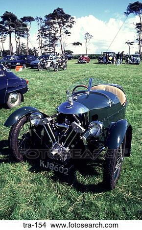 Morgan Three-Wheeled Car View Large Photo Image Picture - Morgan Three-Wheeled Car. Fotosearch