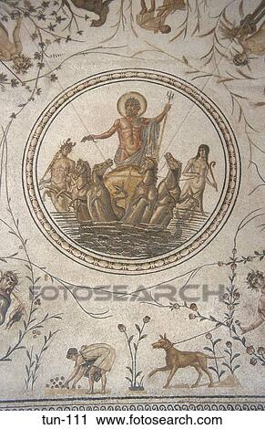 Mosaic of Neptune and the Four Seasons Bardo Museum Tunis Tunisia View Large Photo Image Stock Image - Mosaic of Neptune and the Four Seasons Bardo Museum Tunis Tunisia. Fotosearch