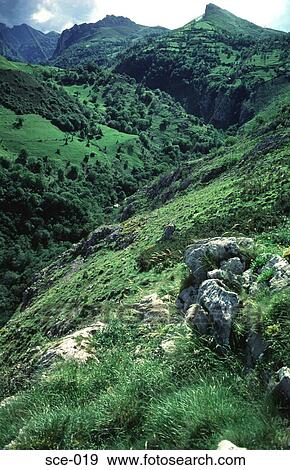 Stock Photo - Mountains Picos de Europa Spain. Fotosearch