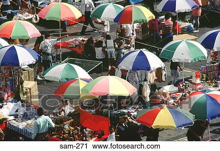 Multicoloured Umbrellas on Market Stalls Venezuela View Large Photo Image Stock Image - Multicoloured Umbrellas on Market Stalls Venezuela. Fotosearch