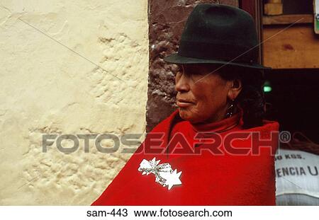 Native American in Traditional Dress Alausi Ecuador View Large Photo Image Stock Image - Native American in Traditional Dress Alausi Ecuador. Fotosearch