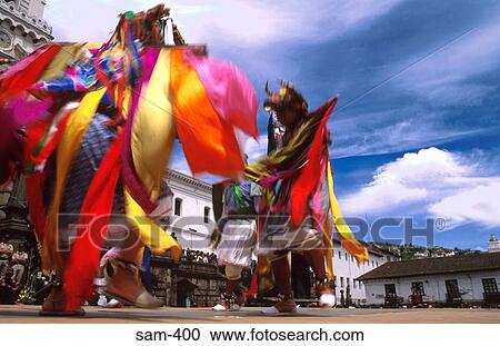 Native Indians in Colourful Costume Dancing Ecuador View Large Photo Image Stock Image - Native Indians in Colourful Costume Dancing Ecuador. Fotosearch