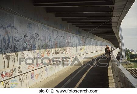 Stock Image - Nova Most (New Bridge) Bratislava Slovakia. Fotosearch