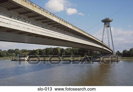 Nova Most (New Bridge) Bratislava Slovakia View Large Photo Image Stock Image - Nova Most (New Bridge) Bratislava Slovakia. Fotosearch