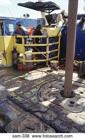 Oil Drilling Rig Head Cusiana Colombia View Large Photo Image Stock Photo - Oil Drilling Rig Head Cusiana Colombia. Fotosearch